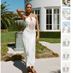 NWT Sabo Skirt Teyah Midi Dress - White